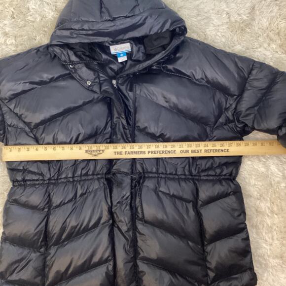 Columbia Icy Heights Down Puffer Jacket Coat Women 3X Gunmetal Black Warm Winter - Picture 13 of 16